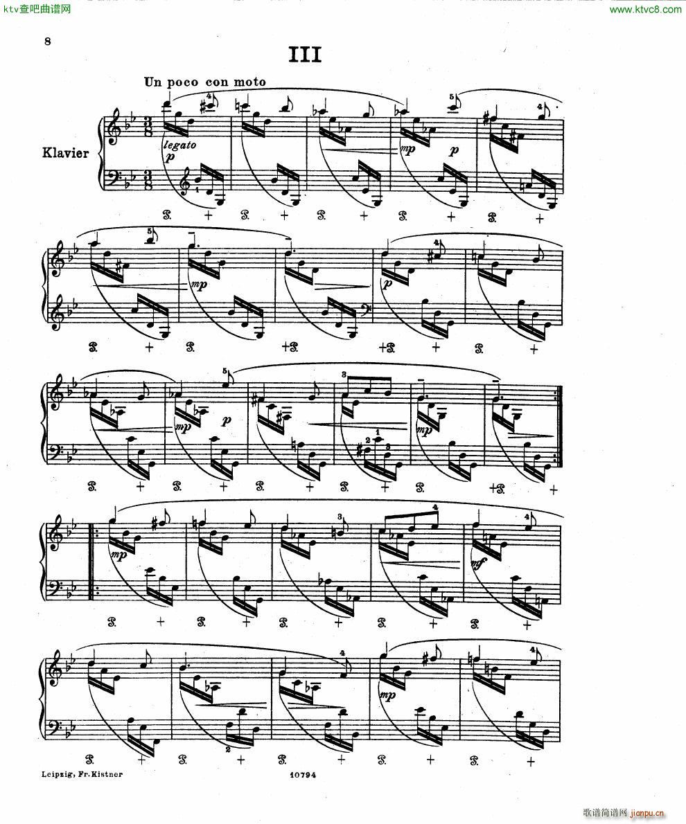 Fuchs Robert Improvisation pour clavier op 11(����V)6