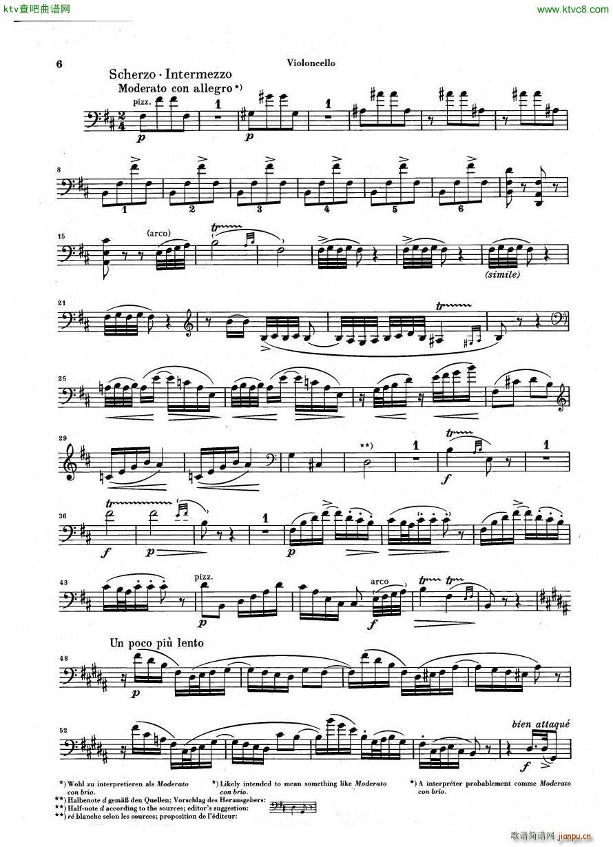 Debussy Piano Trio in G parts(����V)14