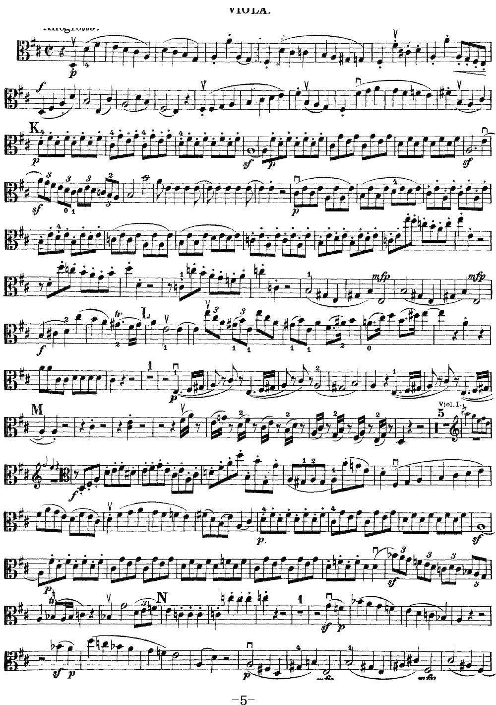 Mozart Quartet No 21 in D Major K 575 Viola(ʮ�ּ�����)5