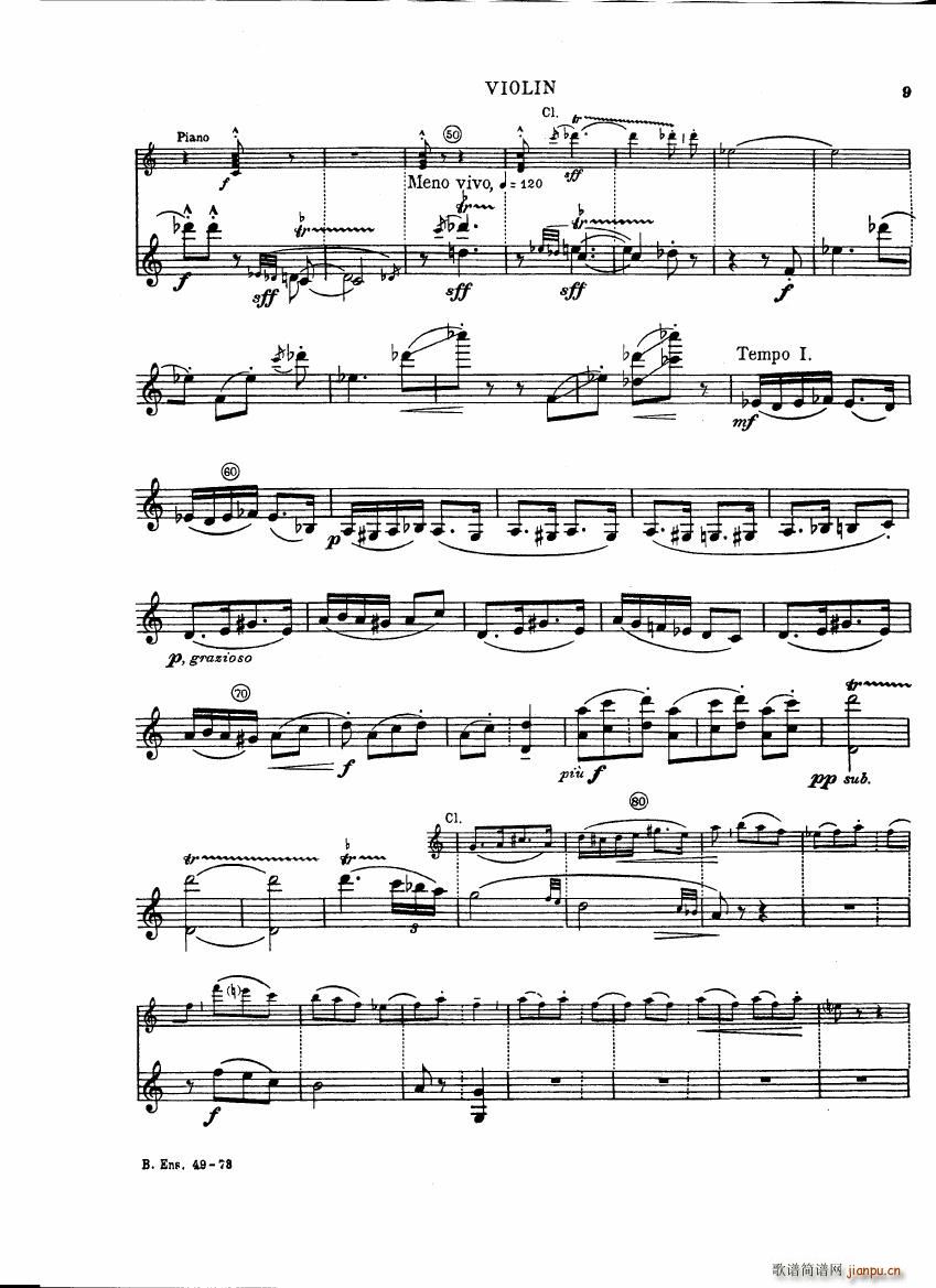 Bartok SZ 111 Contrasts violin(����V)9