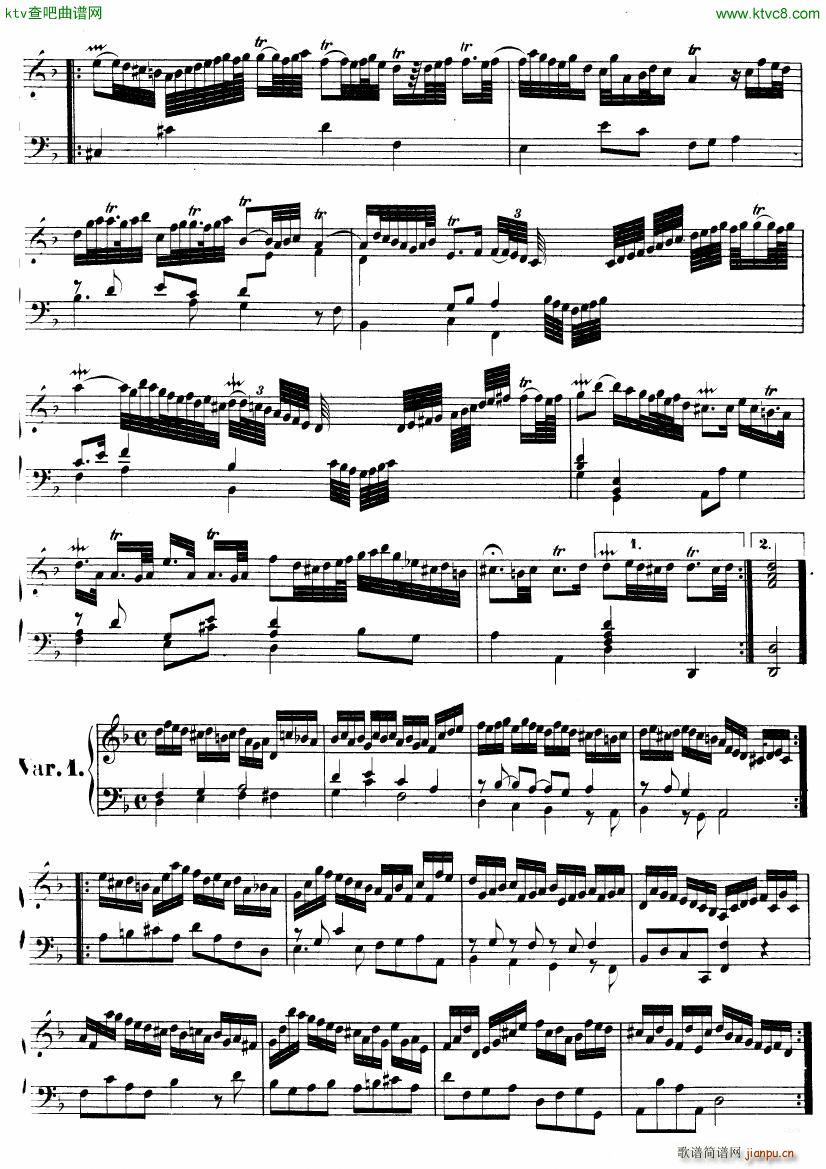 Handel Suite in D minor G112 117(����V)7