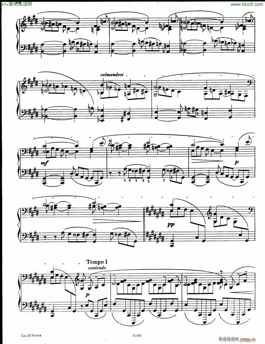 Bortkiewicz Op 42 Ballade and Op 46 Elegie(����V)18