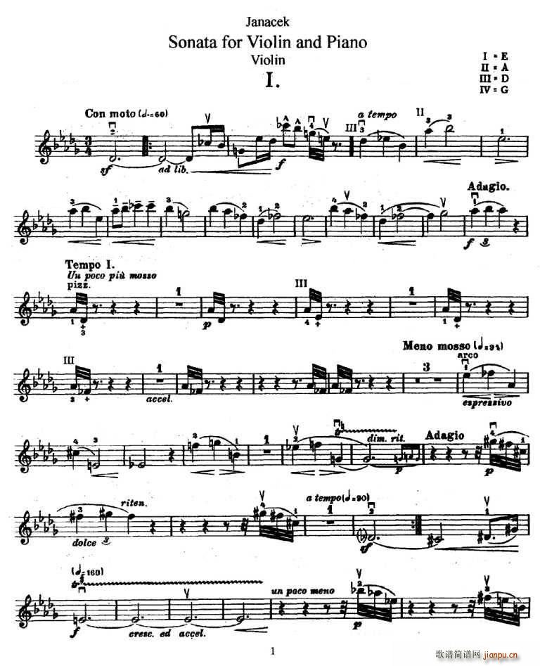 Sonata for Violin and Piano(ʮ�ּ�����)1