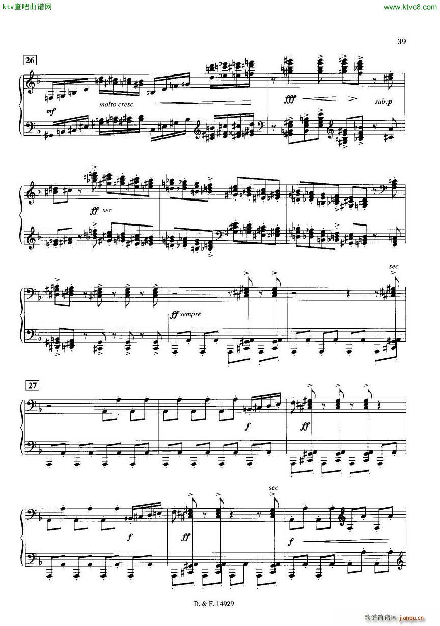 Durufl�� Op 6 Trois Danses(����V)38