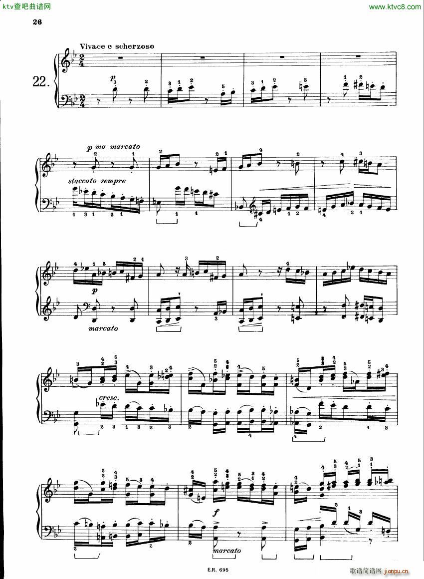 Busoni op37 Twenty Four Preludes ��(����V)18