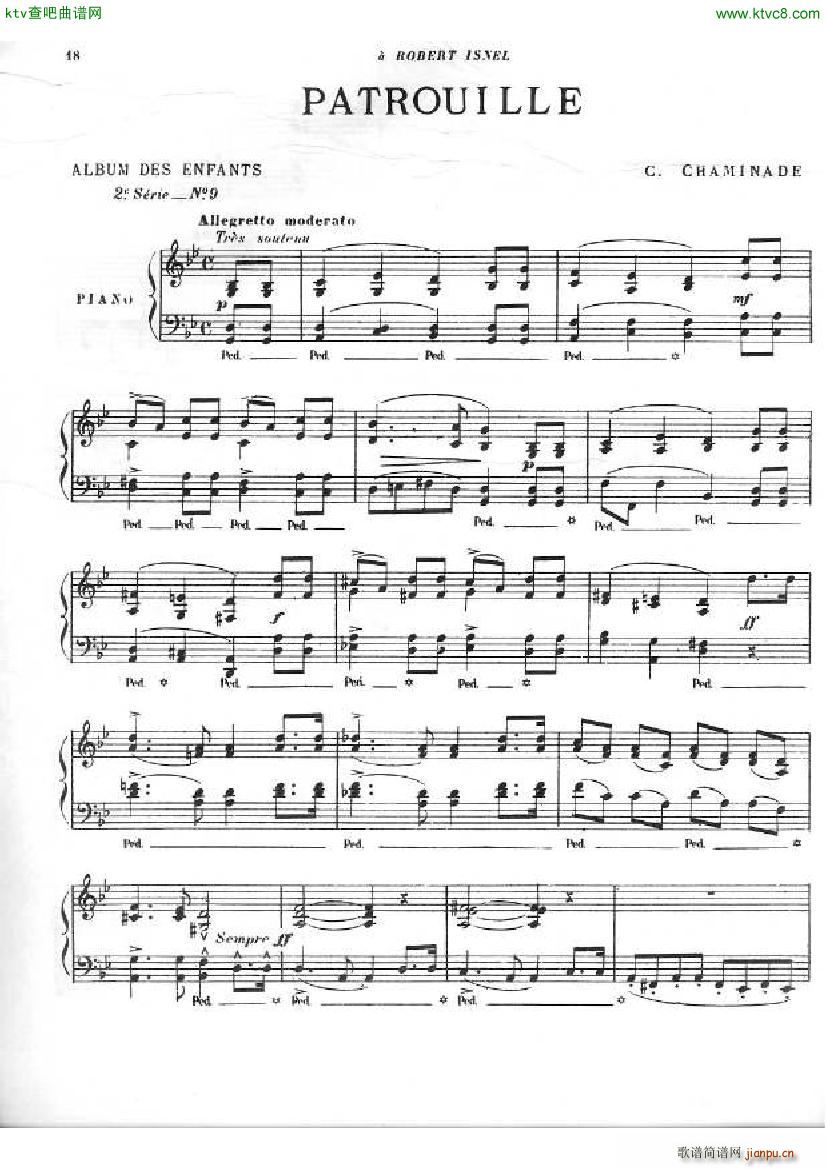 Chaminade Album des enfants 2e s��rie op 126(����V)17