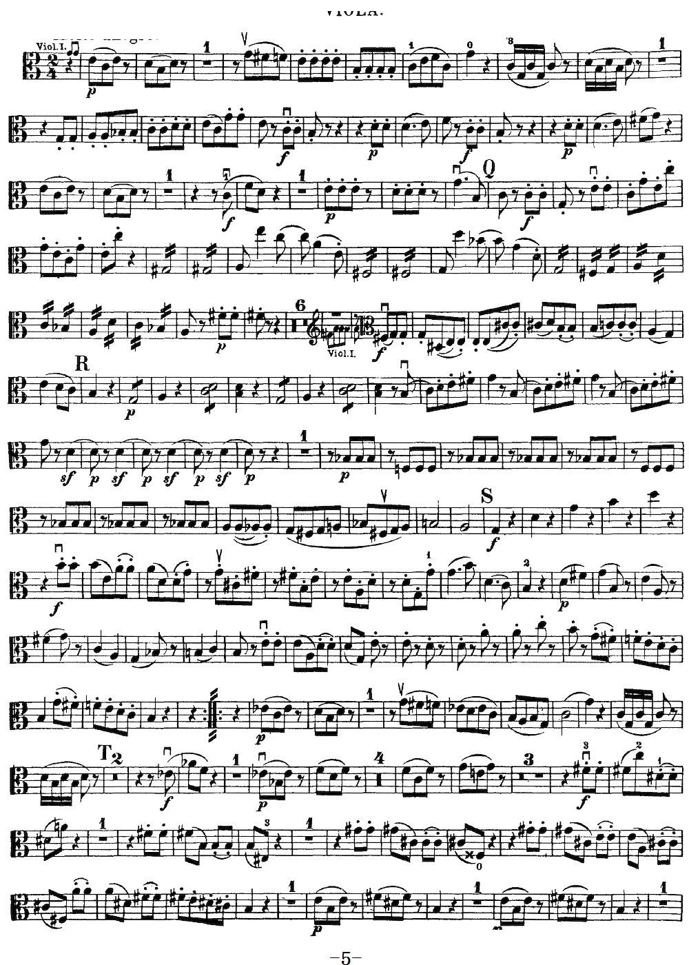 Mozart Quartet No 19 in C Major K 465 Viola(ʮ�ּ�����)5