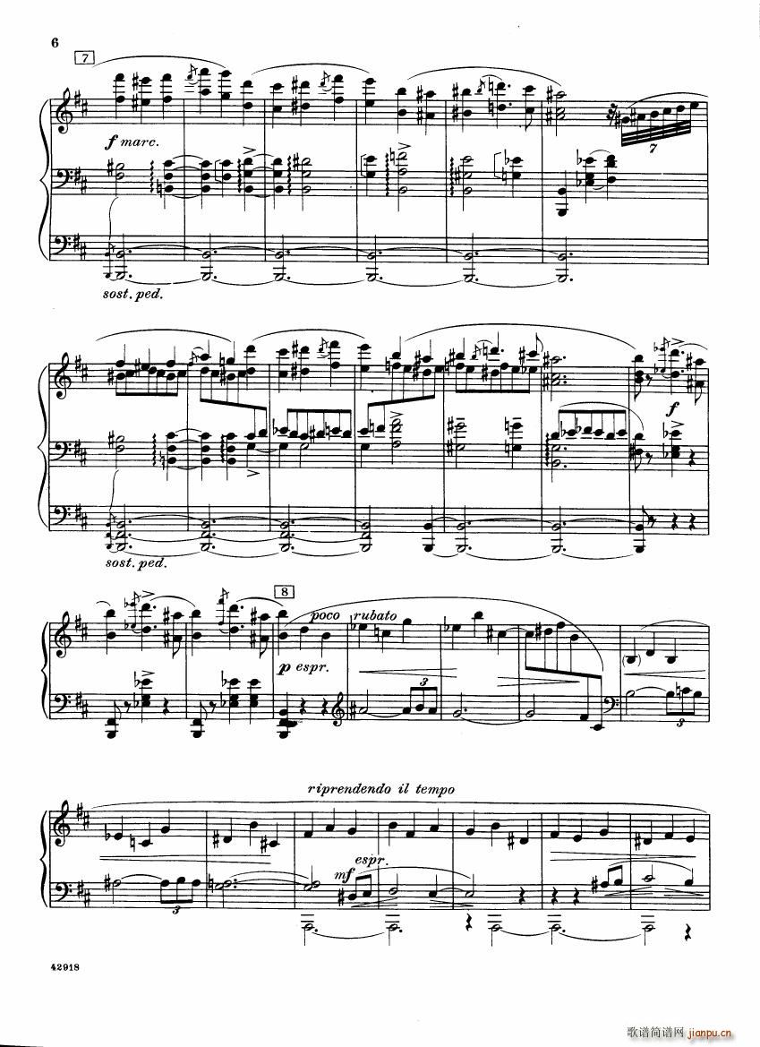 Barber op 28 Souvenirs piano solo(����V)6