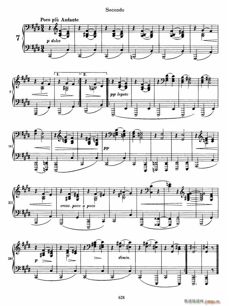 Brahms op 39 Waltzes(����V)10