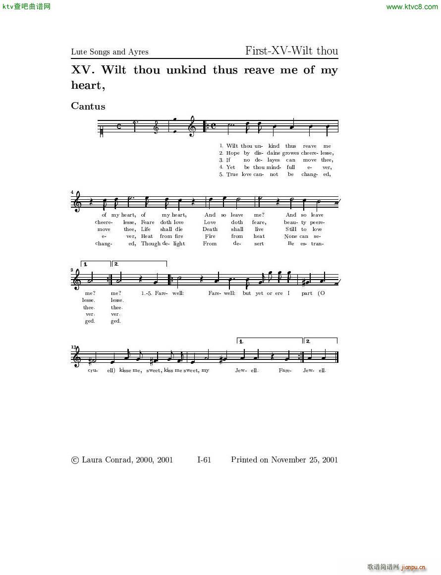 Dowland Lute Music ��(����V)17