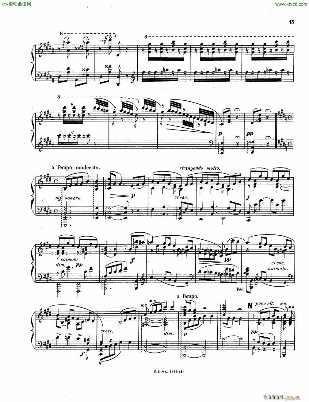 Chaminade Konzerstuck Op 40 reduction(����V)17