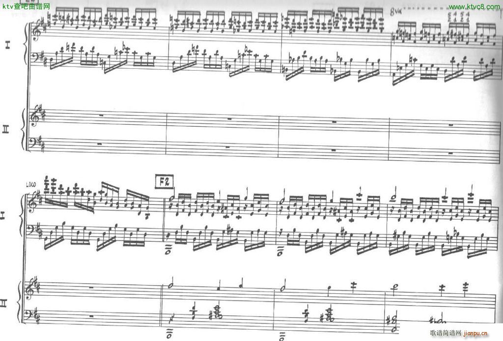 Bolling Sonata for Two Pianist no 2 Part2(����V)15