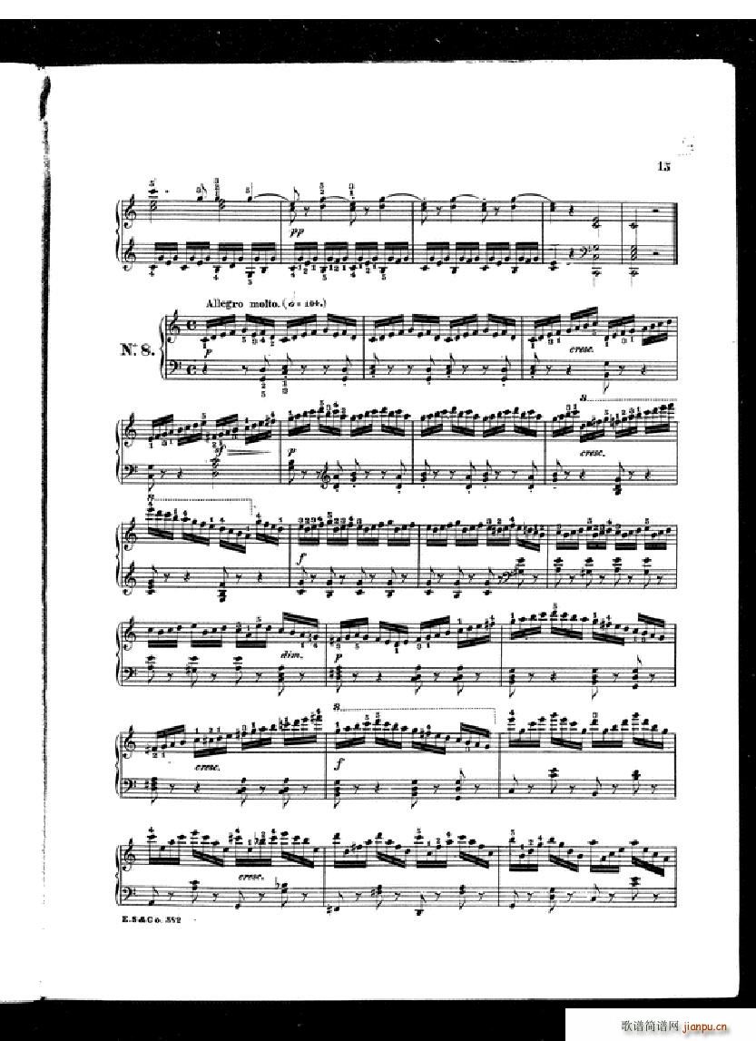 Czerny School of Velocity book 1 Op 299(����V)13