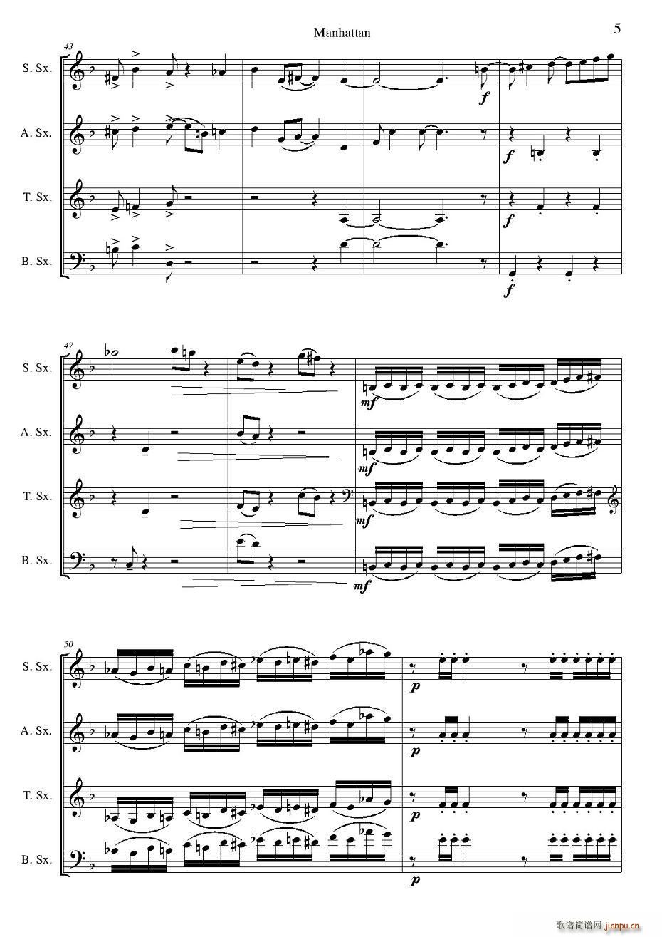 Manhattan score(���V)5