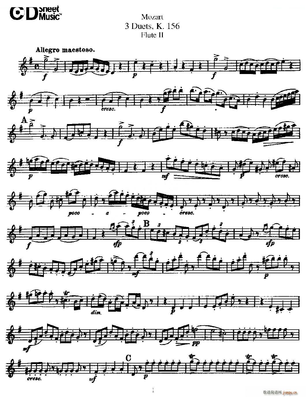 3 Duets K 156 ֮�ڶ��L(ch��ng)�� ���������� K156̖ �~��(�Ѻ��V)1