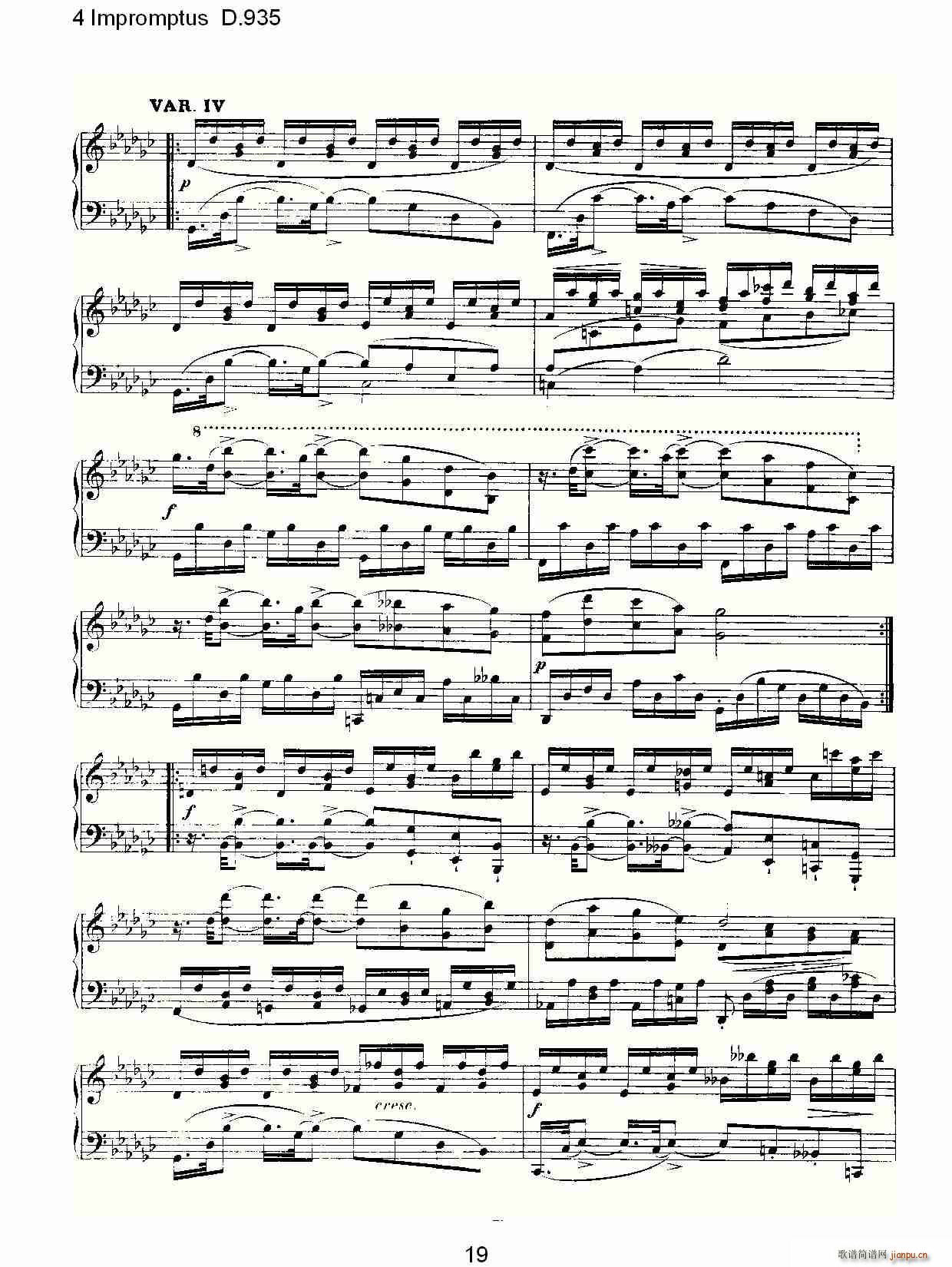4 Impromptus D.935(ʮ�ּ�����)19