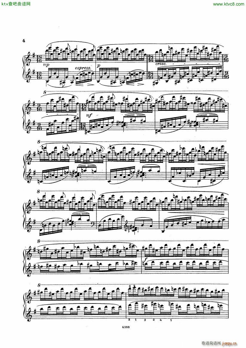 Bortkiewicz Op29 12 Etudes Nouvelles Book 1(����V)3