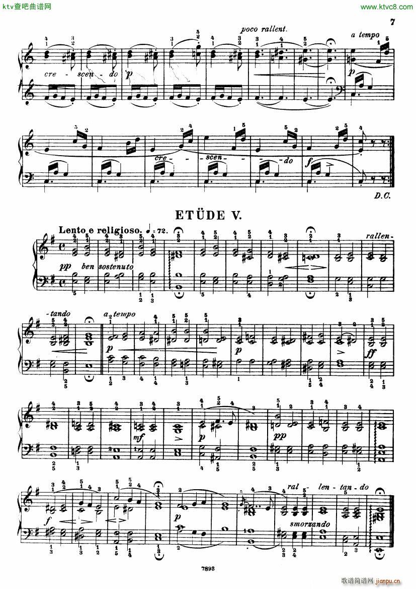 Henri Bertini 1798 1876 25 Easy Etudes Op 100(����V)8