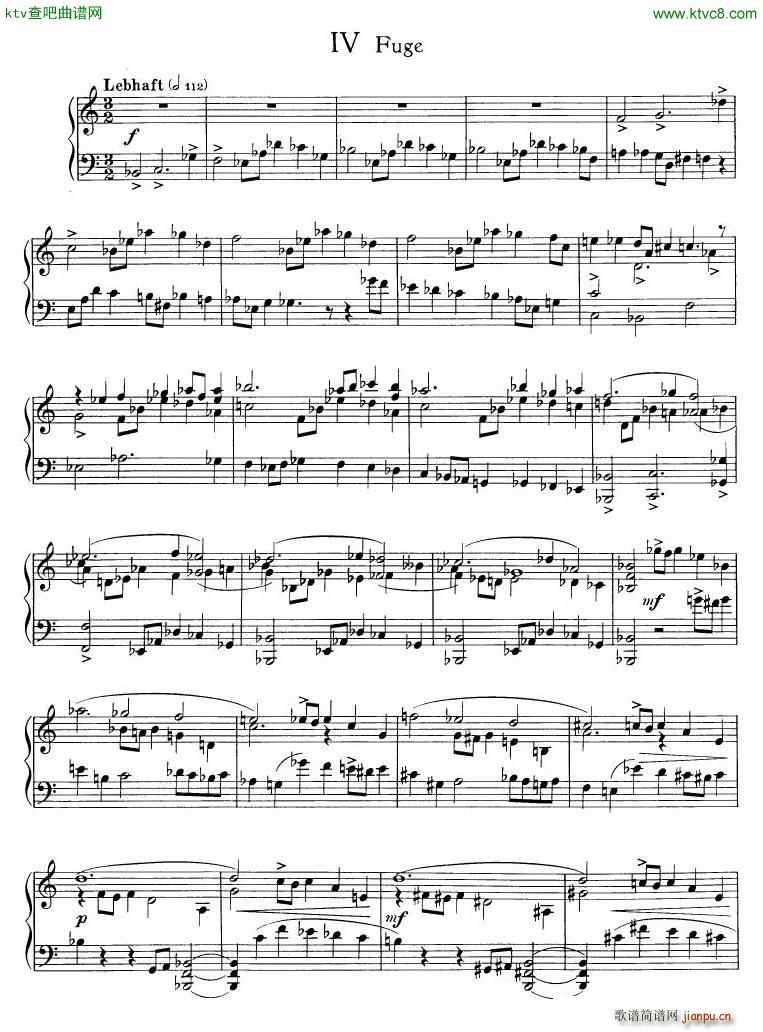 Hindemith Piano Sonata No 3(����V)17