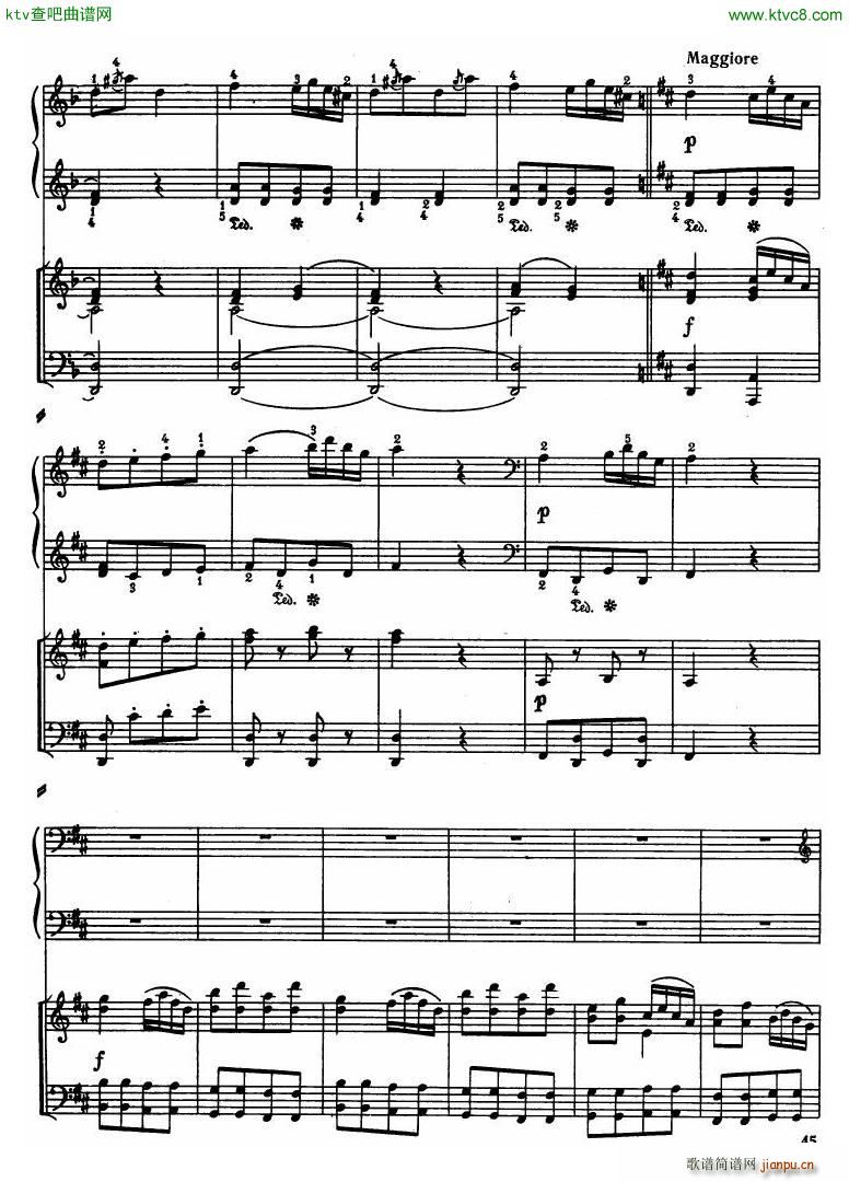 Haydn Piano Concerto in D Major 2pf(����V)43