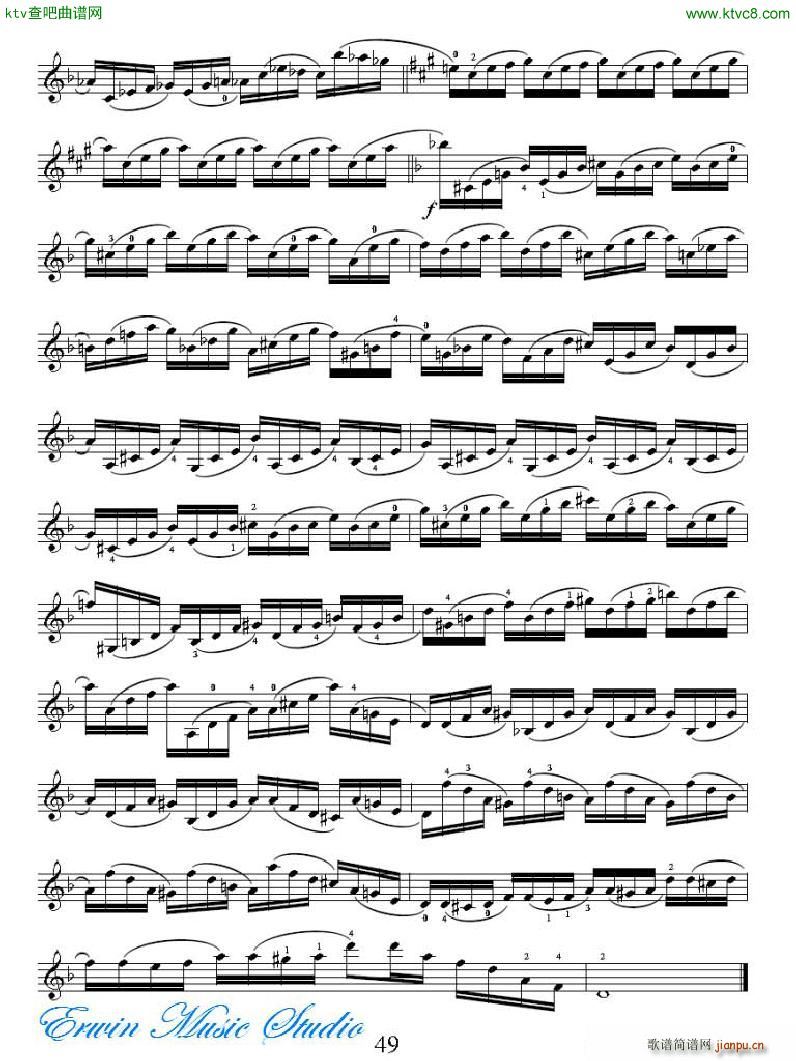 ���R�ɠ� 42�׾�����Rudolphe Kreutzer 42 Studies 22 28(ʮ�ּ�����)12