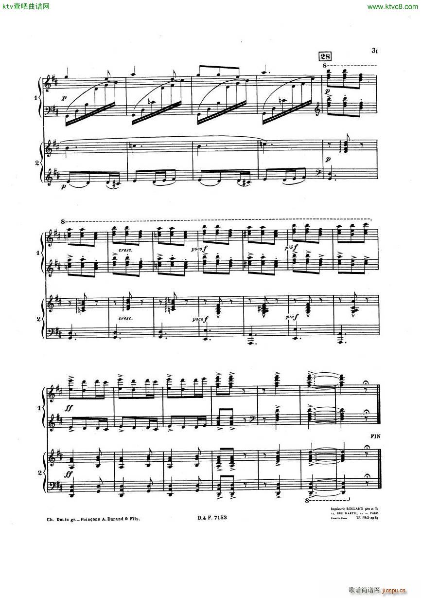 busser debussy Petite Suite 2P(����V)31