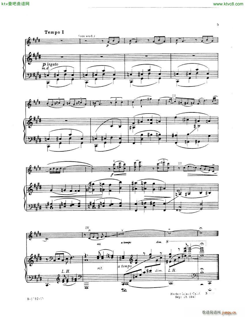 3 Preludes Piano Parts Gershwin(����V)8