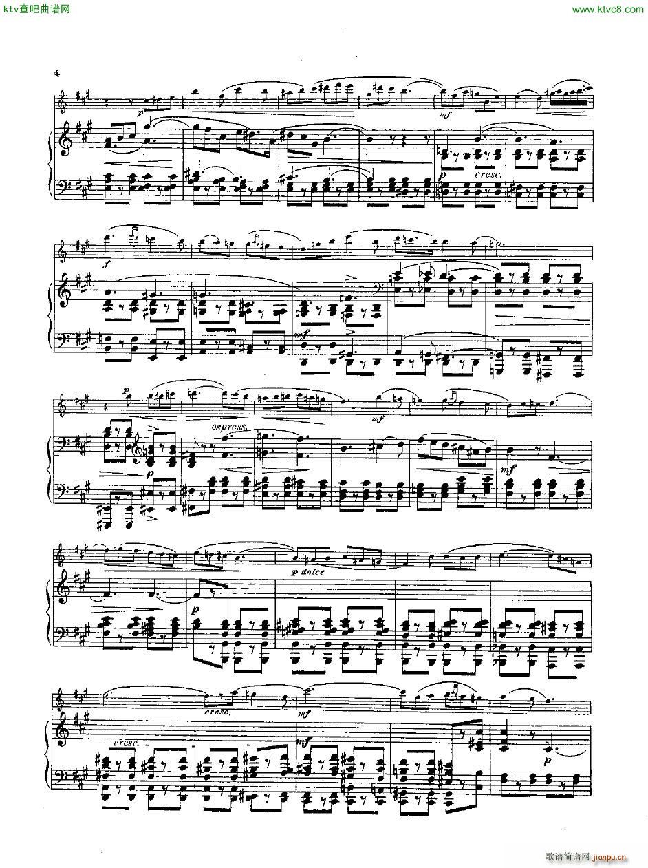 Andersen op 62 Dix Morceaux fl pno(����V)16