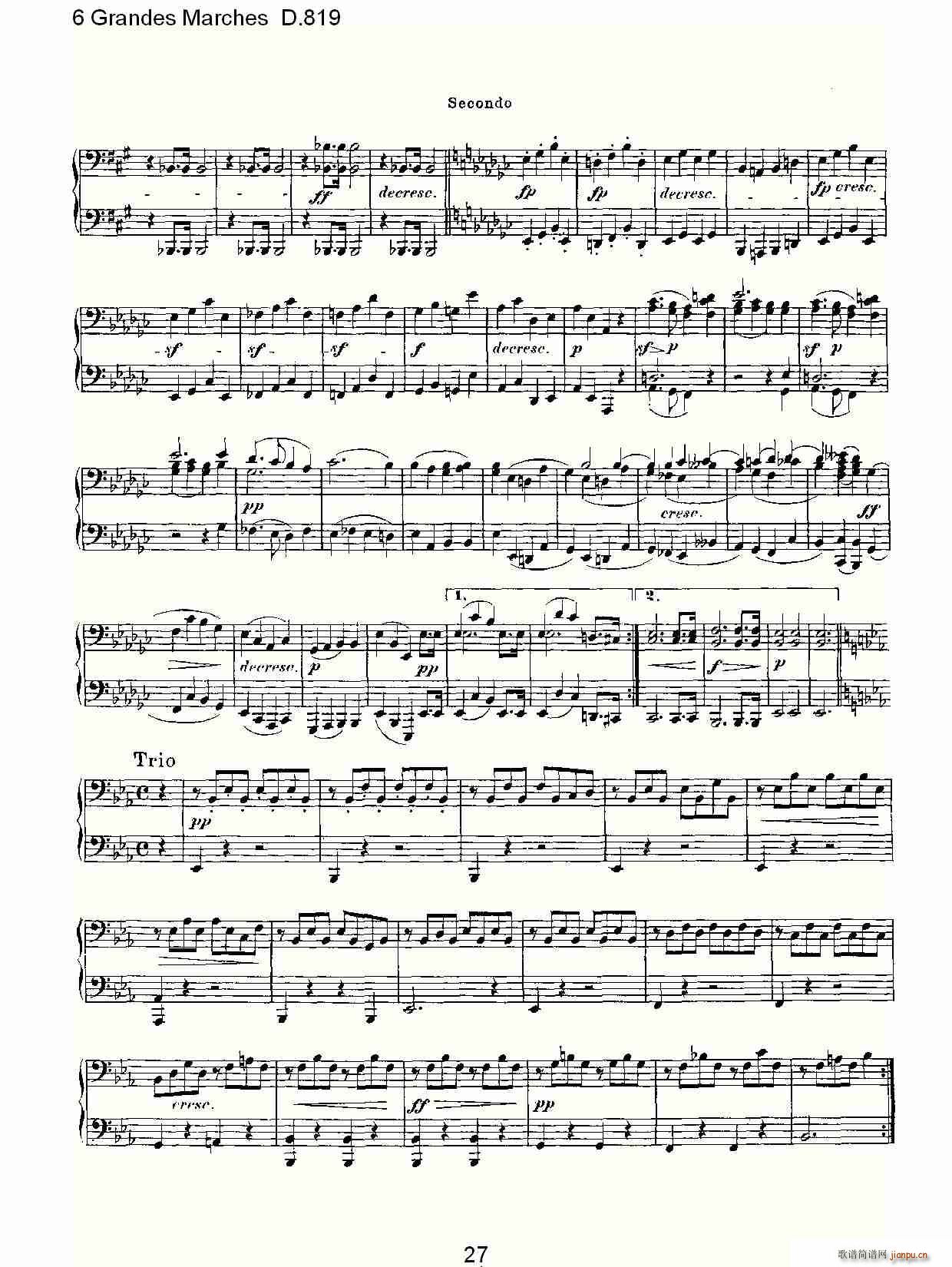 6 Grandes Marches D.819(ʮ�ּ�����)27