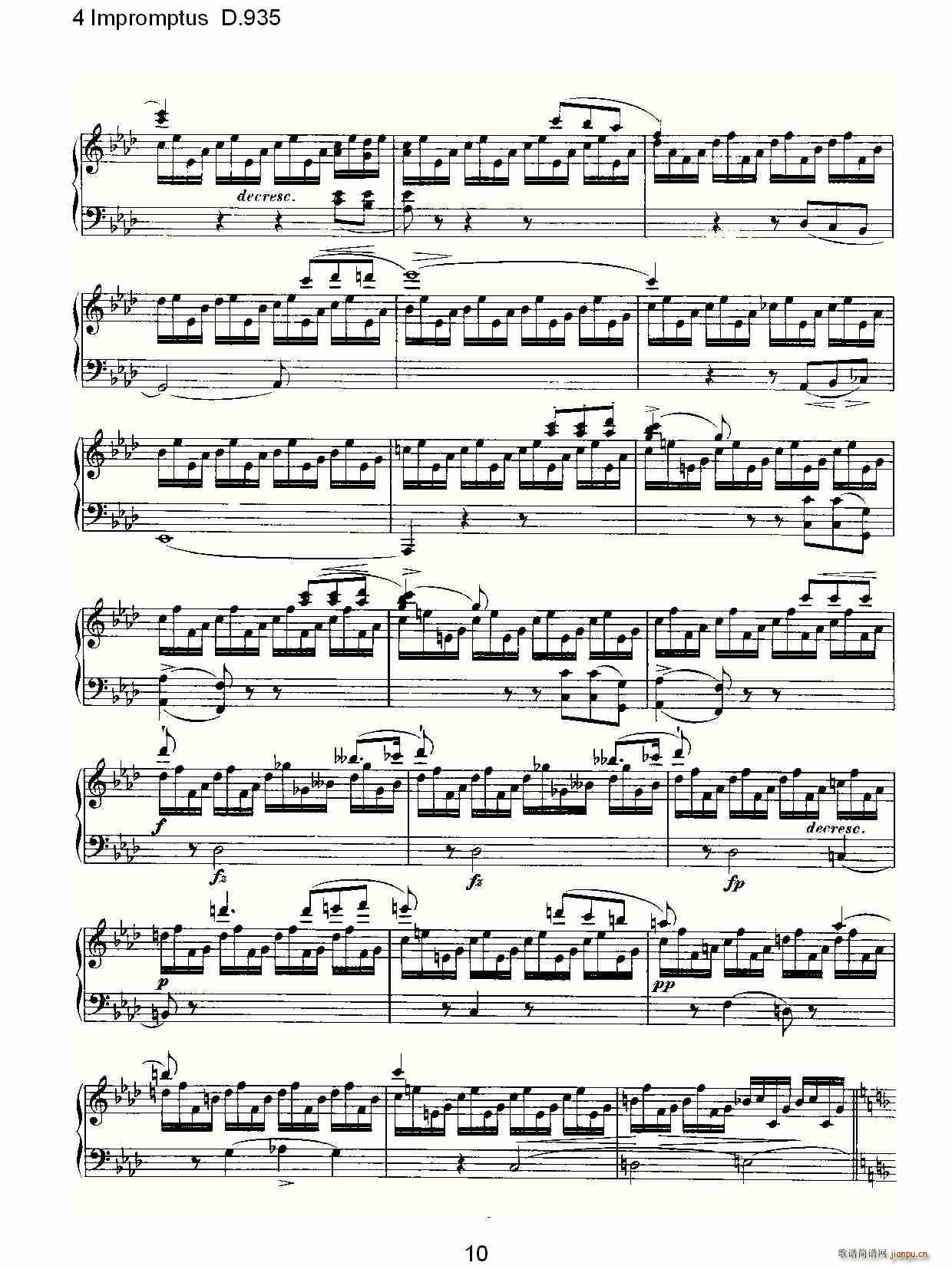 4 Impromptus D.935(ʮ�ּ�����)10