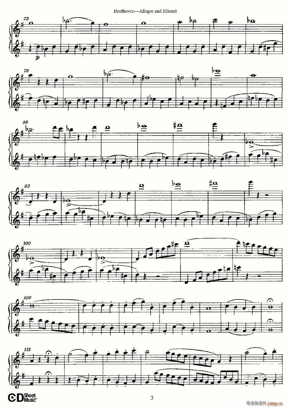 Allegro and Minuet(ʮ�ּ�����)3