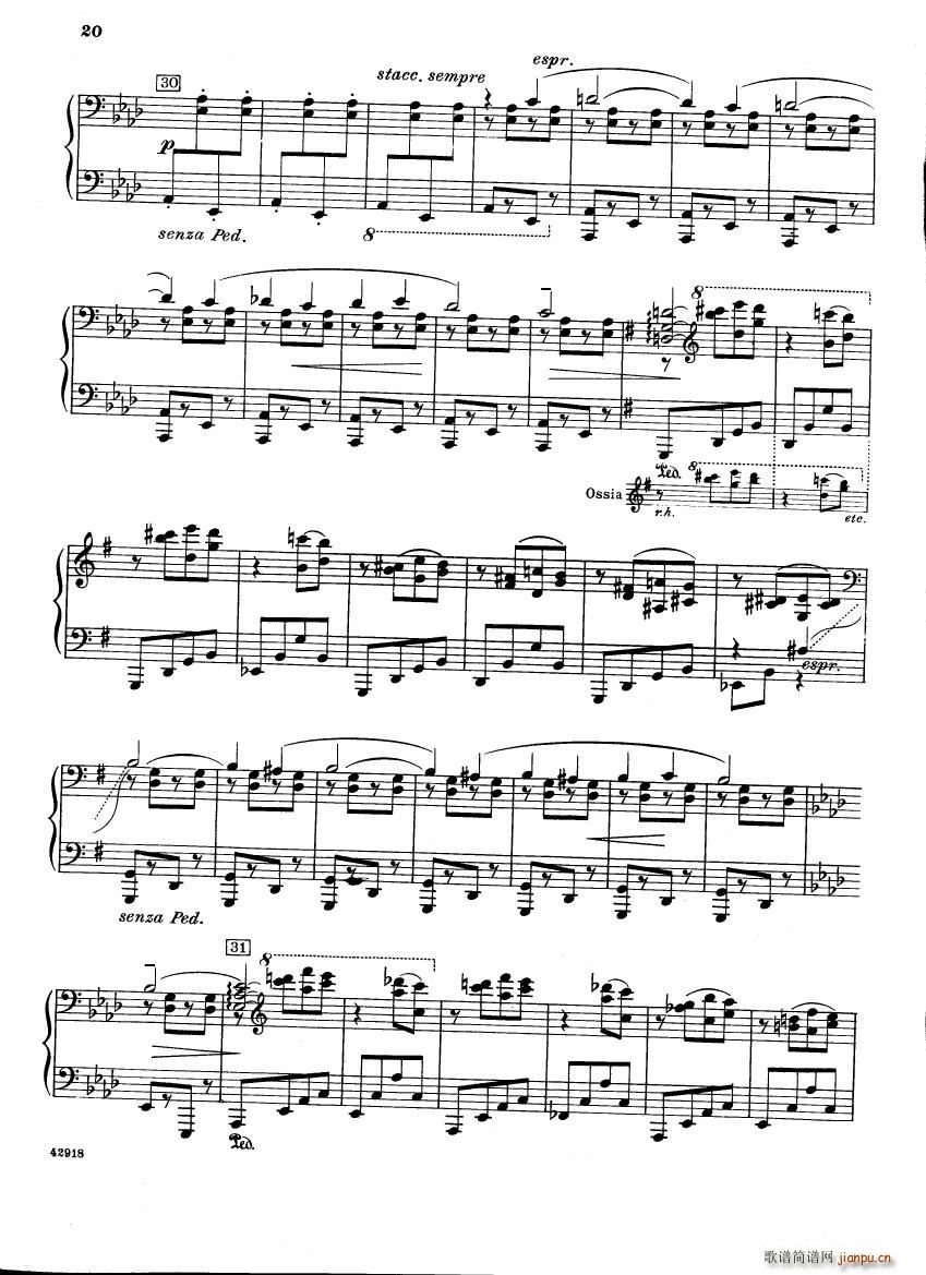 Barber op 28 Souvenirs piano solo(����V)20