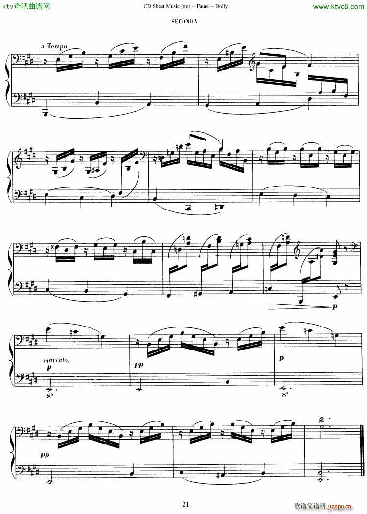 Faur�� op 56 Dolly Suite(����V)22