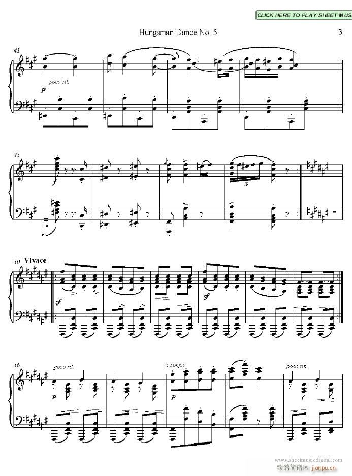 Hungarian Dance no.5(����V)3