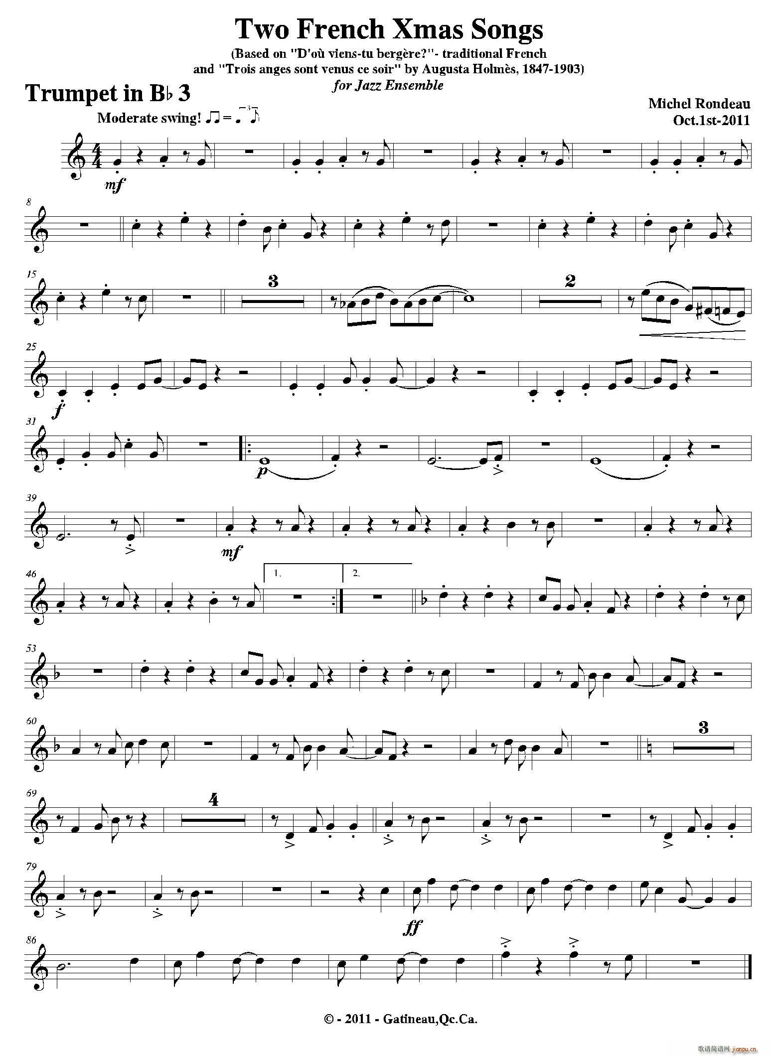 Two French Xmas Songs ����С̖(ʮ�ּ�����)1