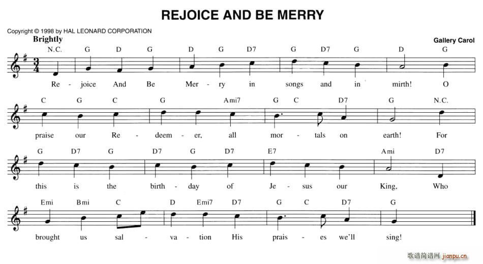 REJOICE AND BE MERRY(ʮ�ּ�����)1