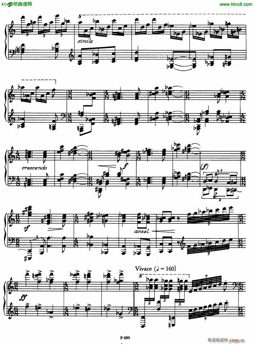 Fiser piano sonata no 3(����V)5