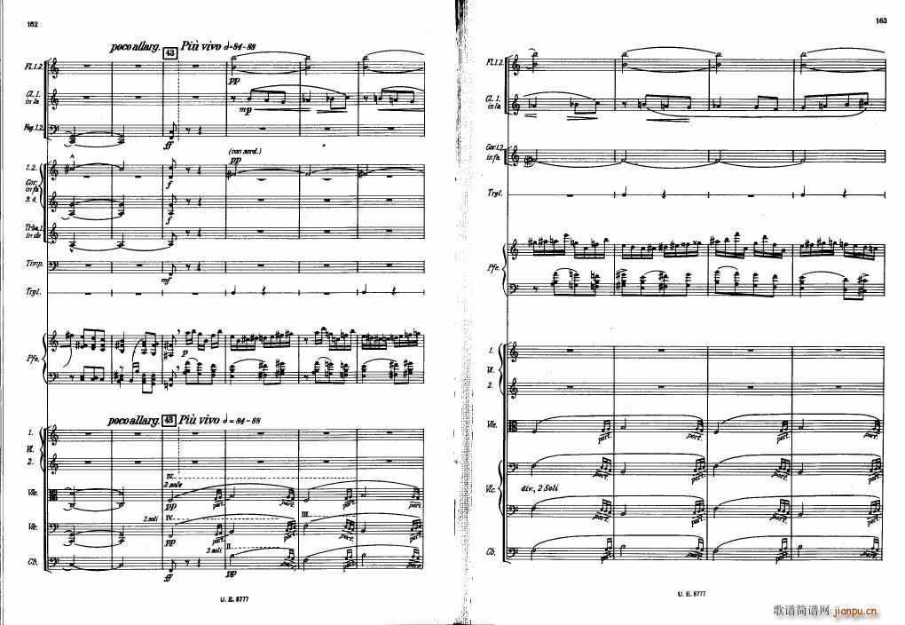 Bartok SZ 83 Piano Concerto No1 Full Score ��(����V)41