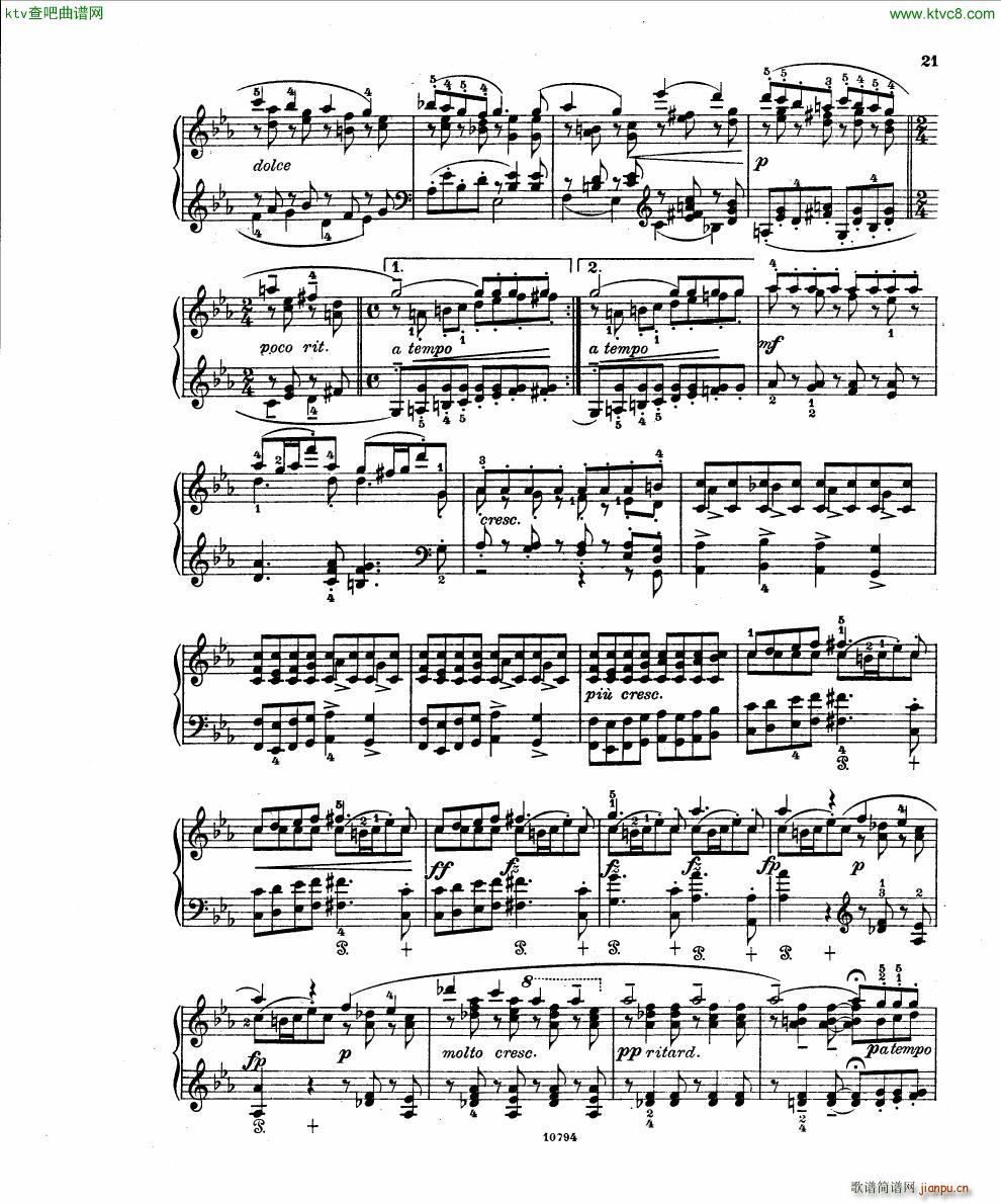 Fuchs Robert Improvisation pour clavier op 11(����V)19