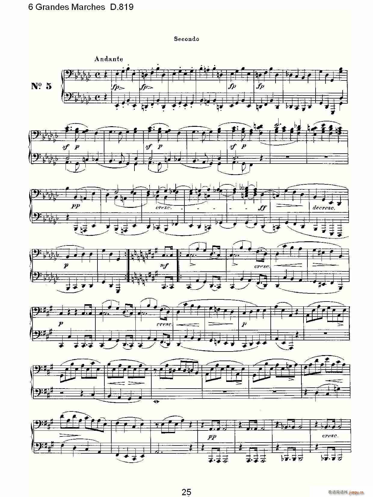 6 Grandes Marches D.819(ʮ�ּ�����)25