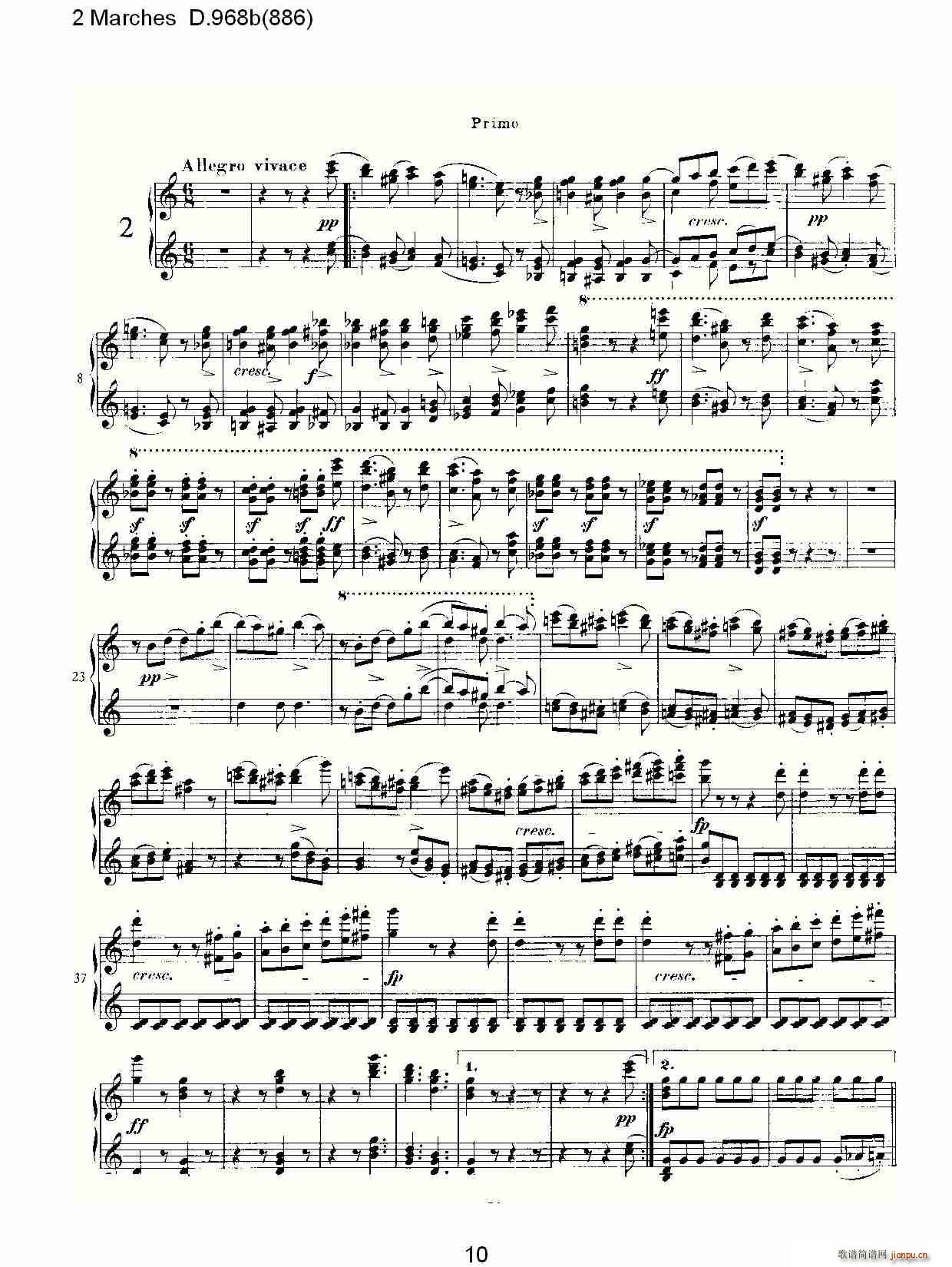 2 Marches D.968b(ʮ�ּ�����)10