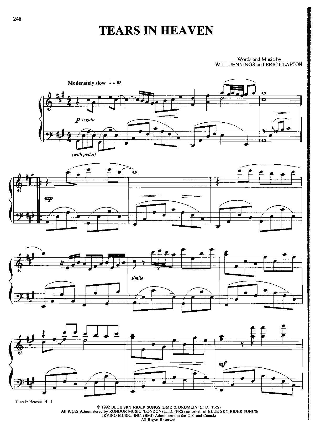 TEARS IN HEAVEN Dan Coates �������{ ��(����V)1