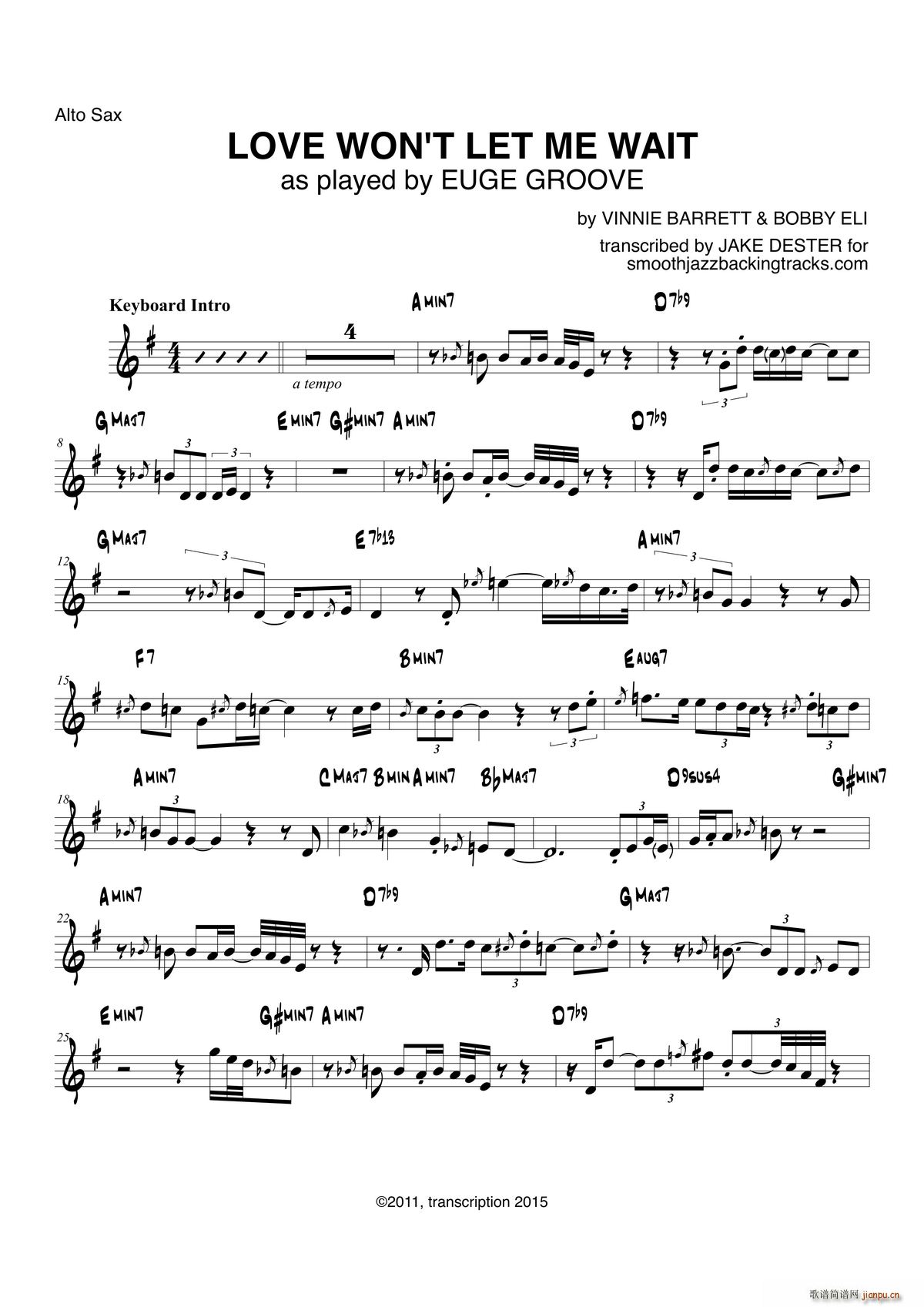 Love Wont Let Me Wait �����_��˹(ʮ�ּ�����)1