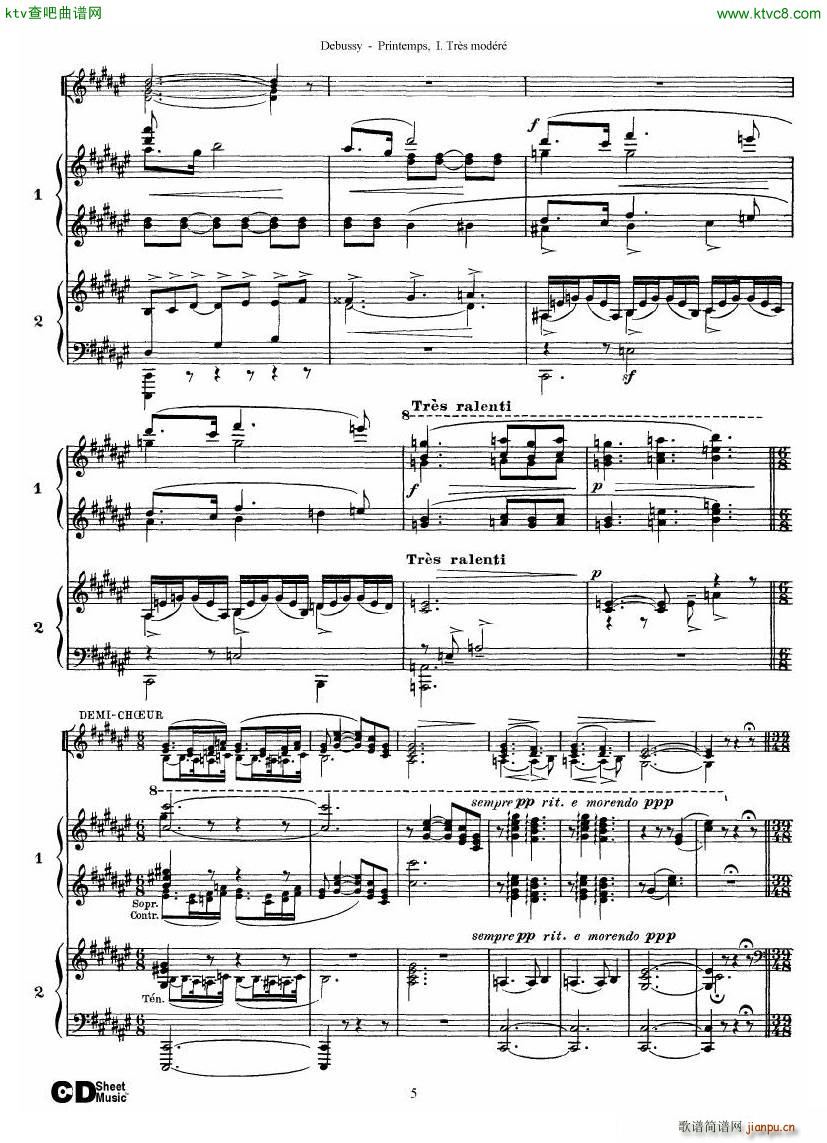 Debussy Printemps I(����V)5