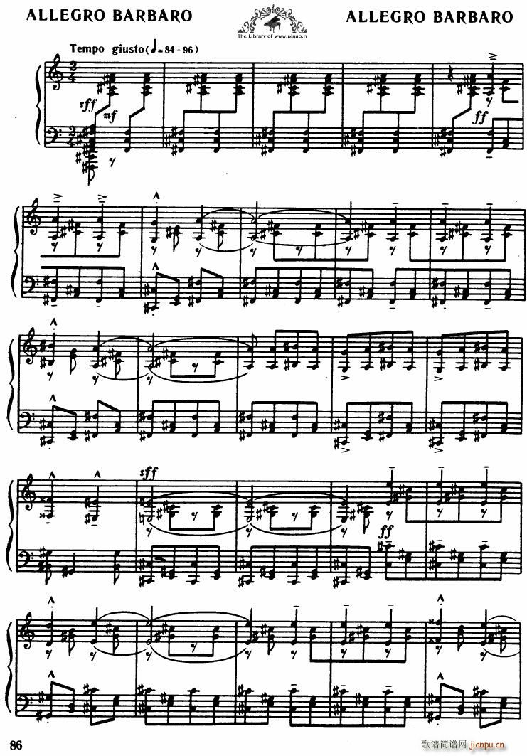 Bartok SZ 49 Allegro Barbaro(����V)1