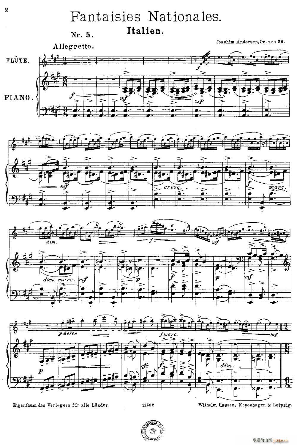 Fantaisies nationales Italien Op 59 No 5 �L(ch��ng)�� ��ٰ���(����V)1