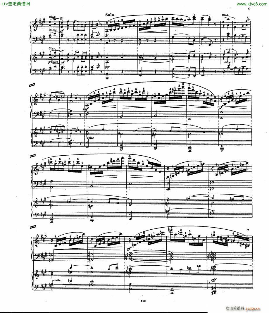 Hummel op 56 Rondo brillant pno orch(����V)8