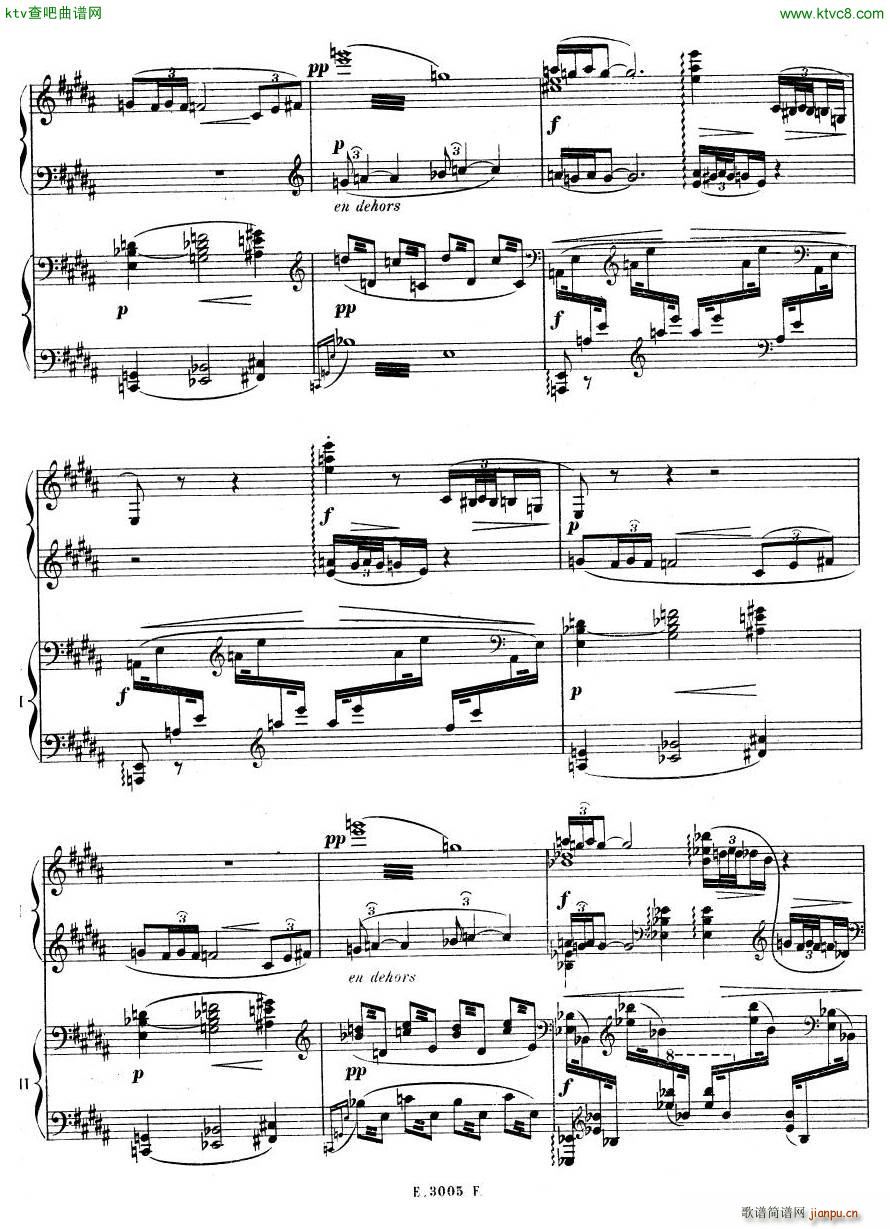 Debussy Ravel 3 Nocturnes 2pno(����V)34