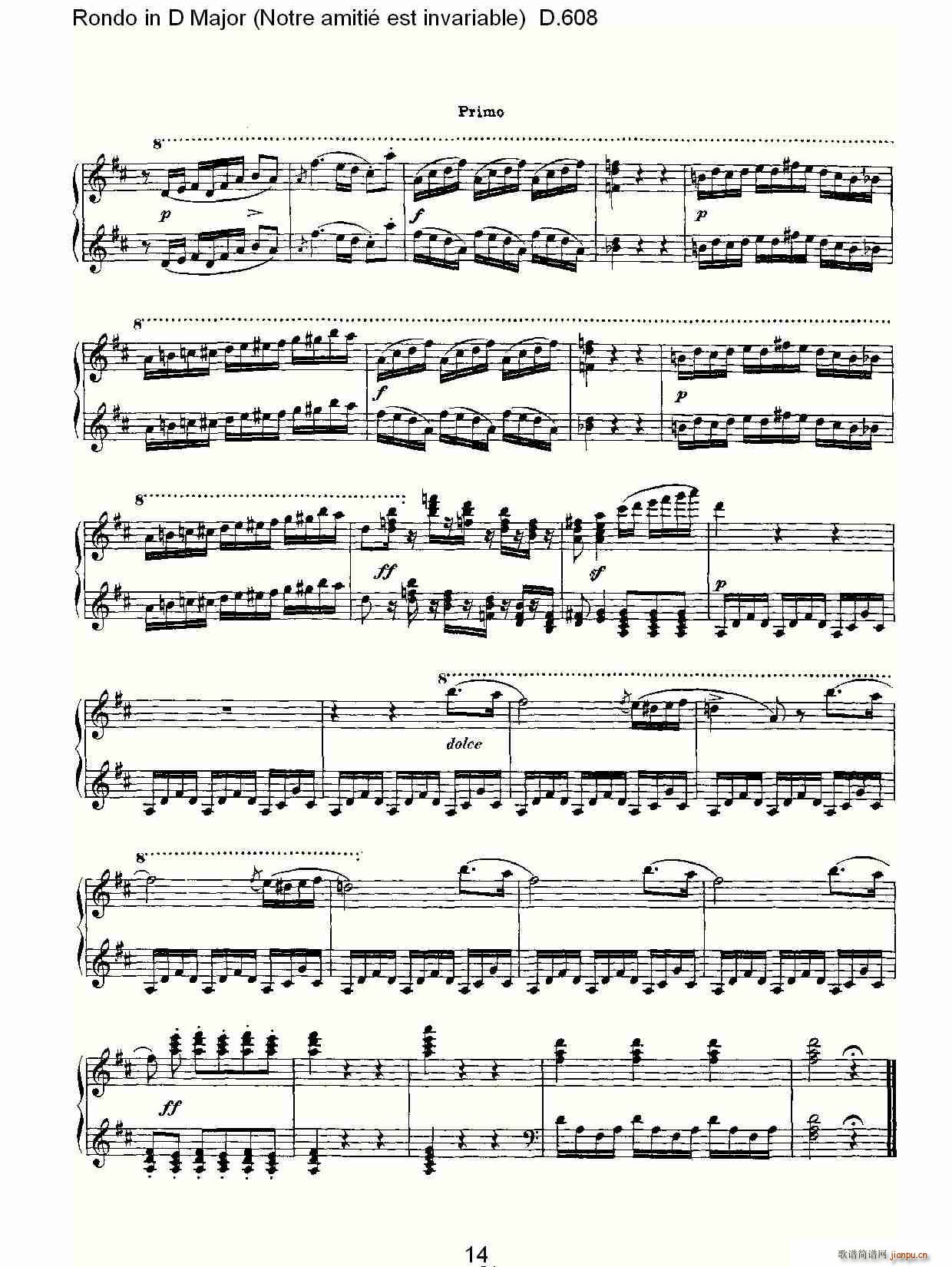 Rondo in D Major(ʮ�ּ�����)14