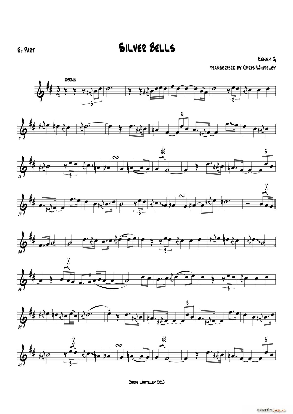 Silver Bells Eb Part(ʮ�ּ�����)1